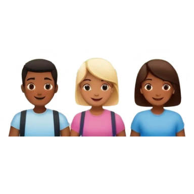 Neighborhood houses with people outside talking sticker