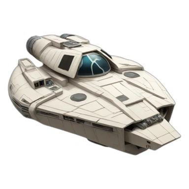 A star wars spaceship sticker