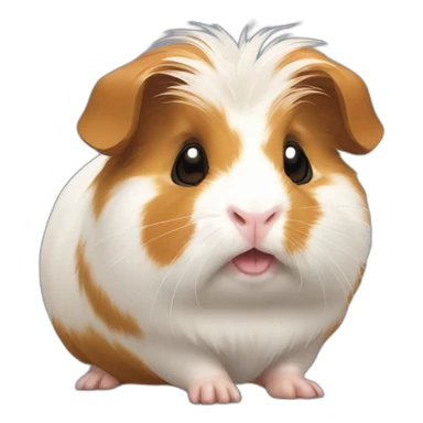 Yorkshire andguinea pig sticker