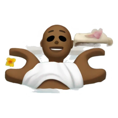 Relaxing in the spa sticker