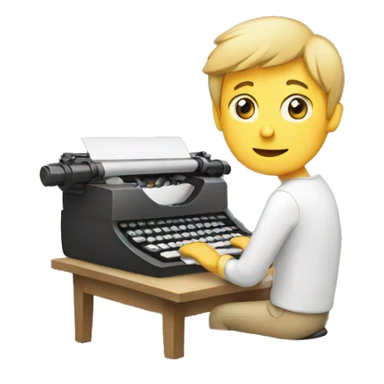 typing sticker