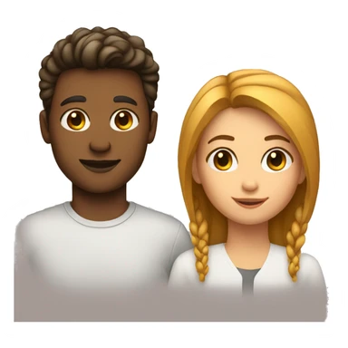 gen z male and female sticker