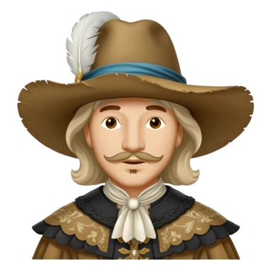 Cyrano de Bergerac with plume sticker