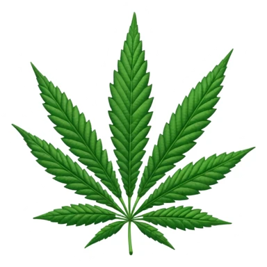 Feuille de canabis sticker