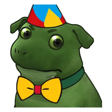 pug dancing  sticker