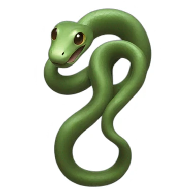 Blind snake sticker