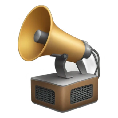 Loud speaker sticker