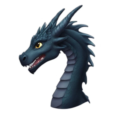 Dragon licorne dark sticker
