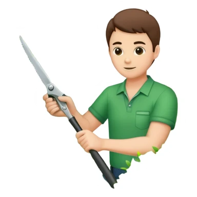 Shrub Trimming sticker