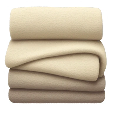 cozy neutral-colored blanket sticker