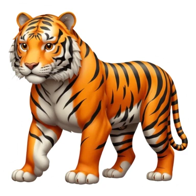 a full tiger  sticker