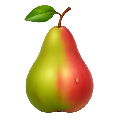 pear with red blush  sticker