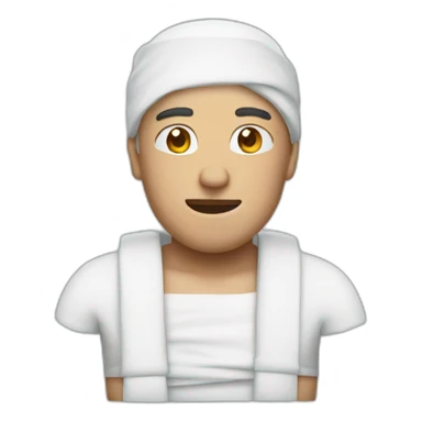 MAN IN BANDAGES sticker