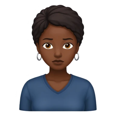 Black puritan slave female sticker