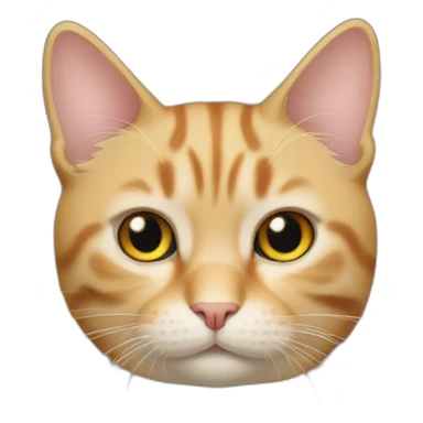 a cat that looks like trump sticker