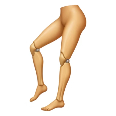 human leg sticker