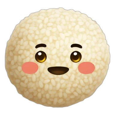 Sesame rice ball sticker