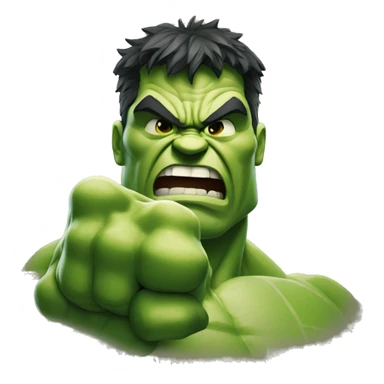 Hulk giving a thumbs-down sticker