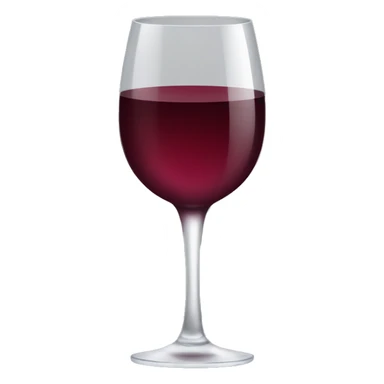 wine glass emoji that is filled to the brim with wine  sticker