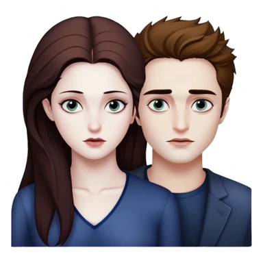 Twilight Edward Cullen and Bella Swan sticker