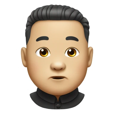sea lion with kim jong un hairstyle sticker