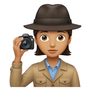 photographer facing away sticker