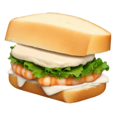 Prawn mayo sandwich  sticker