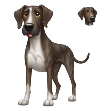 Brindle plott hound sticker