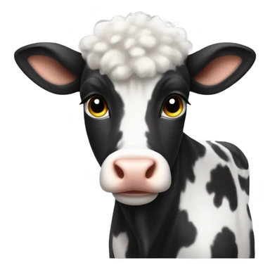 cute baby cow sticker