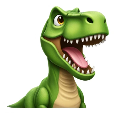 T-Rex wearing a Tito sticker