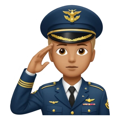 military salute sticker