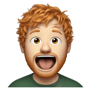 ed sheeran shocked sticker