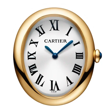 Full golden cartier baignoire watch sticker
