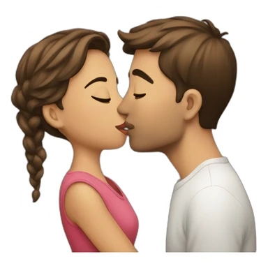 Kissing sticker