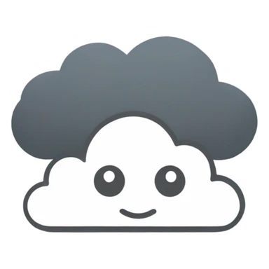 cloud being customized sticker