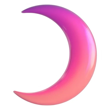 Shiny pastel rose-pink-lavender-violent-gradient crescent moon sunset aesthetic realistic real life scenery landscape sunrise aesthetic landscape scenery scenic background sticker