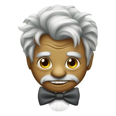 troll with a bow tie sticker