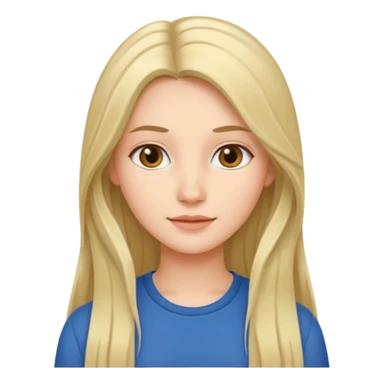 casual indoor female portrait sticker