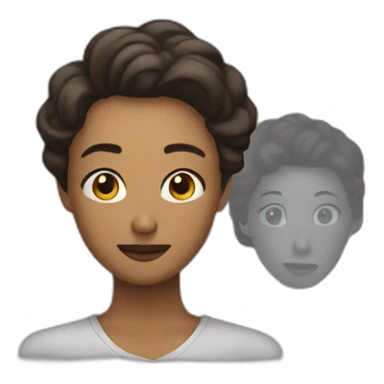 A man on a woman sticker