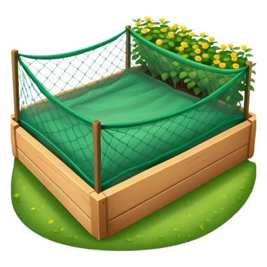 garden bed netting  sticker