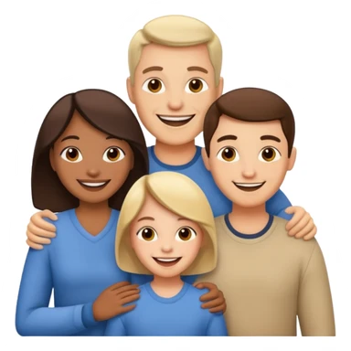 Happy family sticker