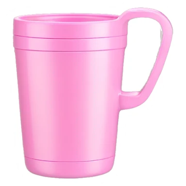 pink stanley tumbler cup with handle sticker