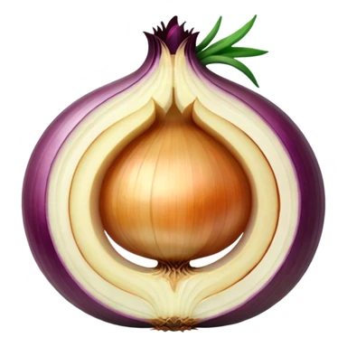 show more of the internal structure of the onion sticker