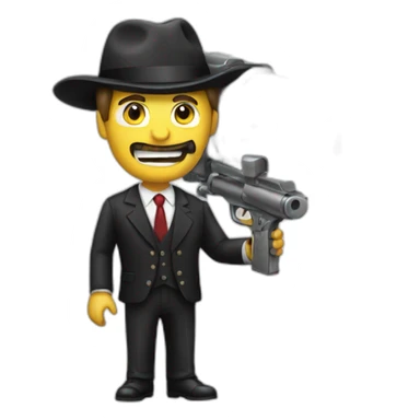 Business man shot out of a cannon sticker