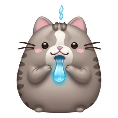 pusheen crying sticker