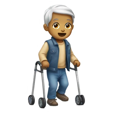 Walker for babies sticker