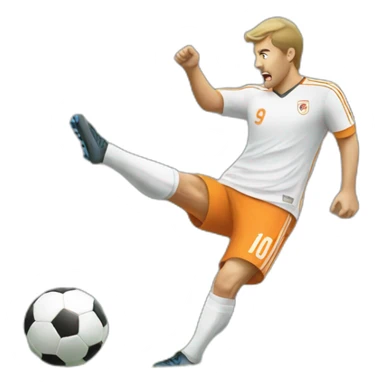 penalty kick sticker