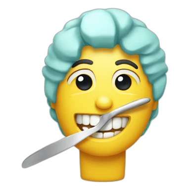 surgery with a butter knife sticker