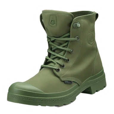 Original Palladium pampa Mens Low Boot Green sticker