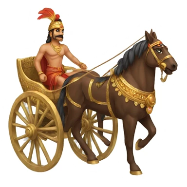 Indian chariot sticker